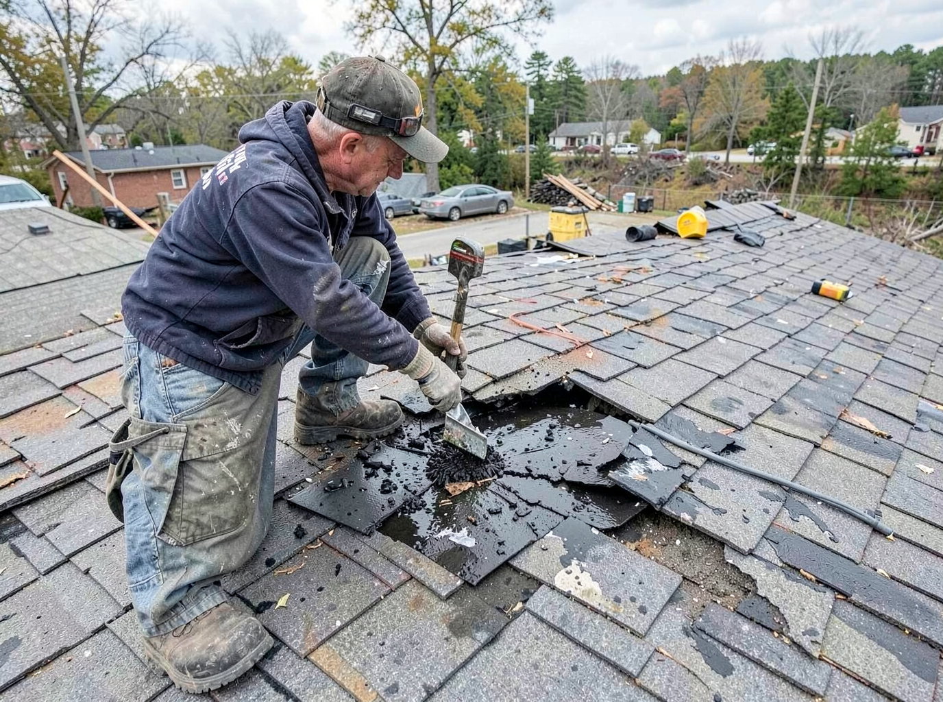 Hail Damage Roof Repair in Decatur